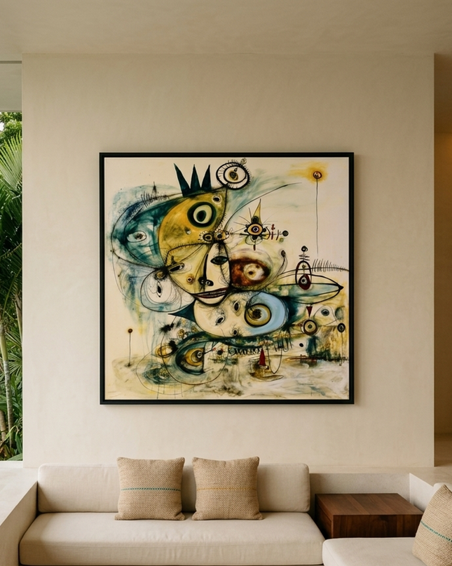 Inner Constellation — displayed in a calm contemporary interior