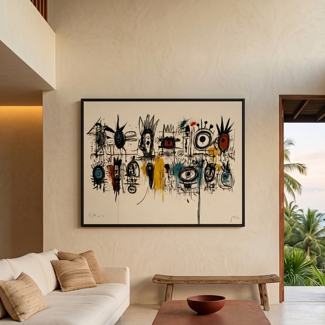 Many Small Kingdoms — displayed in a calm contemporary interior