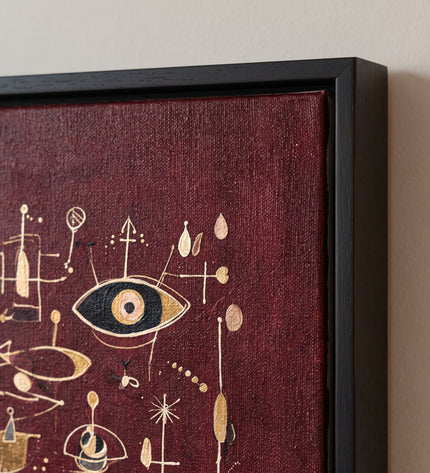 Oxblood Orbits — second detail of the artwork