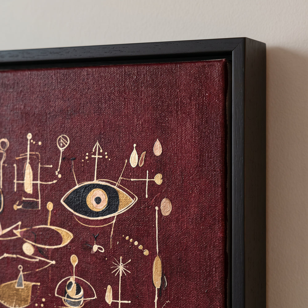 Kante und Oberfläche von Oxblood Orbits
