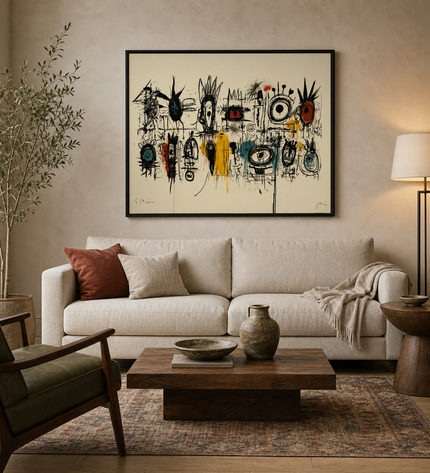 Many Small Kingdoms — styled in a warm contemporary living room