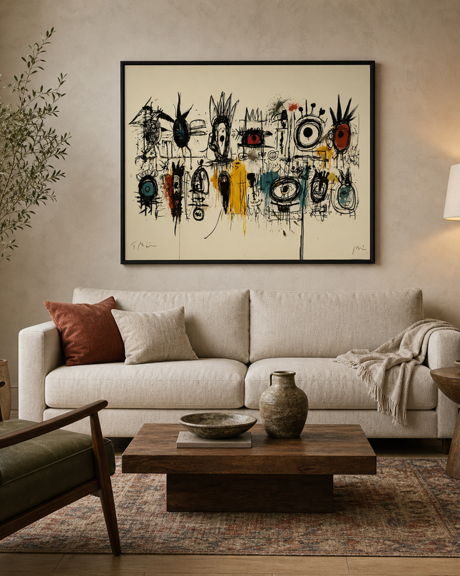 Many Small Kingdoms — styled in a warm contemporary living room