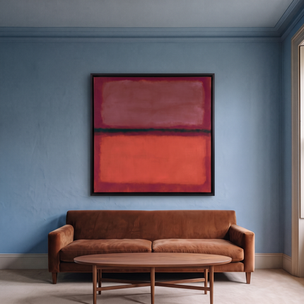 Sienna Glow — in its individually designed living room; digital artwork visualization