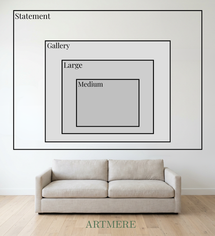 Crimson Divide — ARTMERE artwork size guide