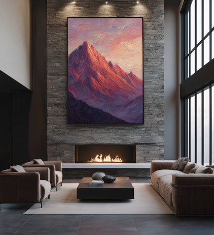 Scarlet Ascent Fine Art Club Original