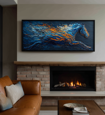 Bluefire Stallion Fine Art Club Original