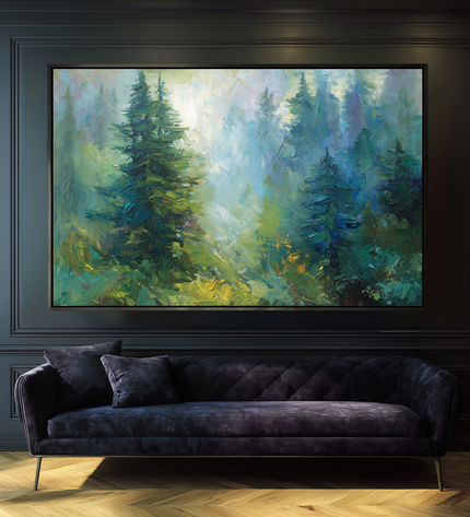 Morning in the Woods Fine Art Club Original