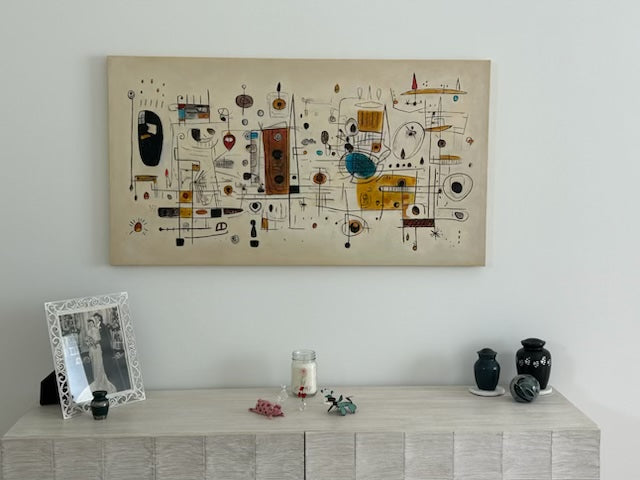 Orbiting Thoughts installed in Cori’s home
