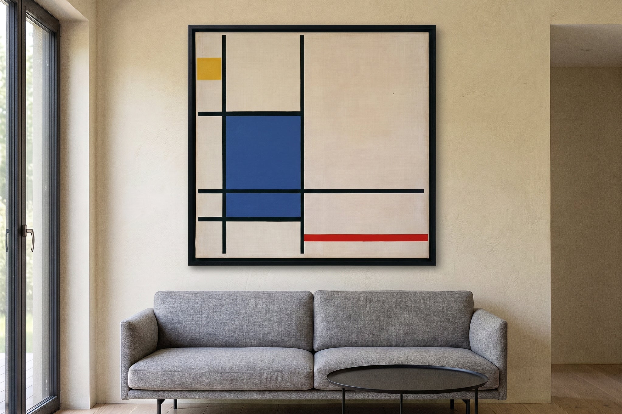The same room with Blue Counterpoise
