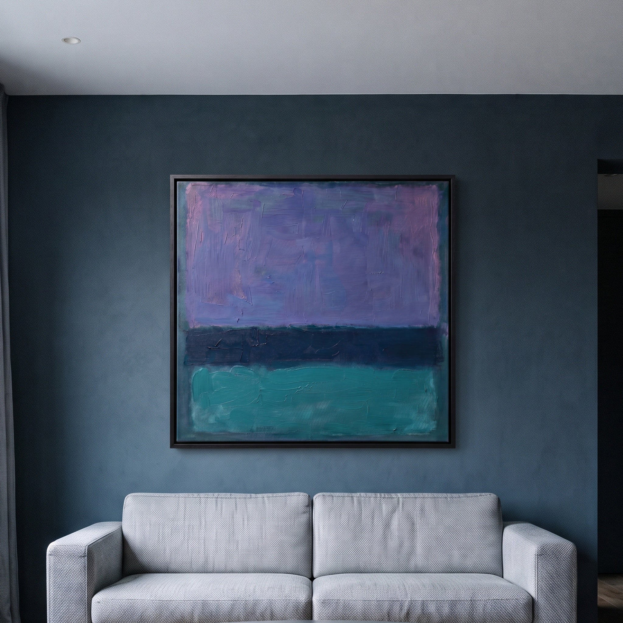 Derselbe Raum mit Deep Blue Rest