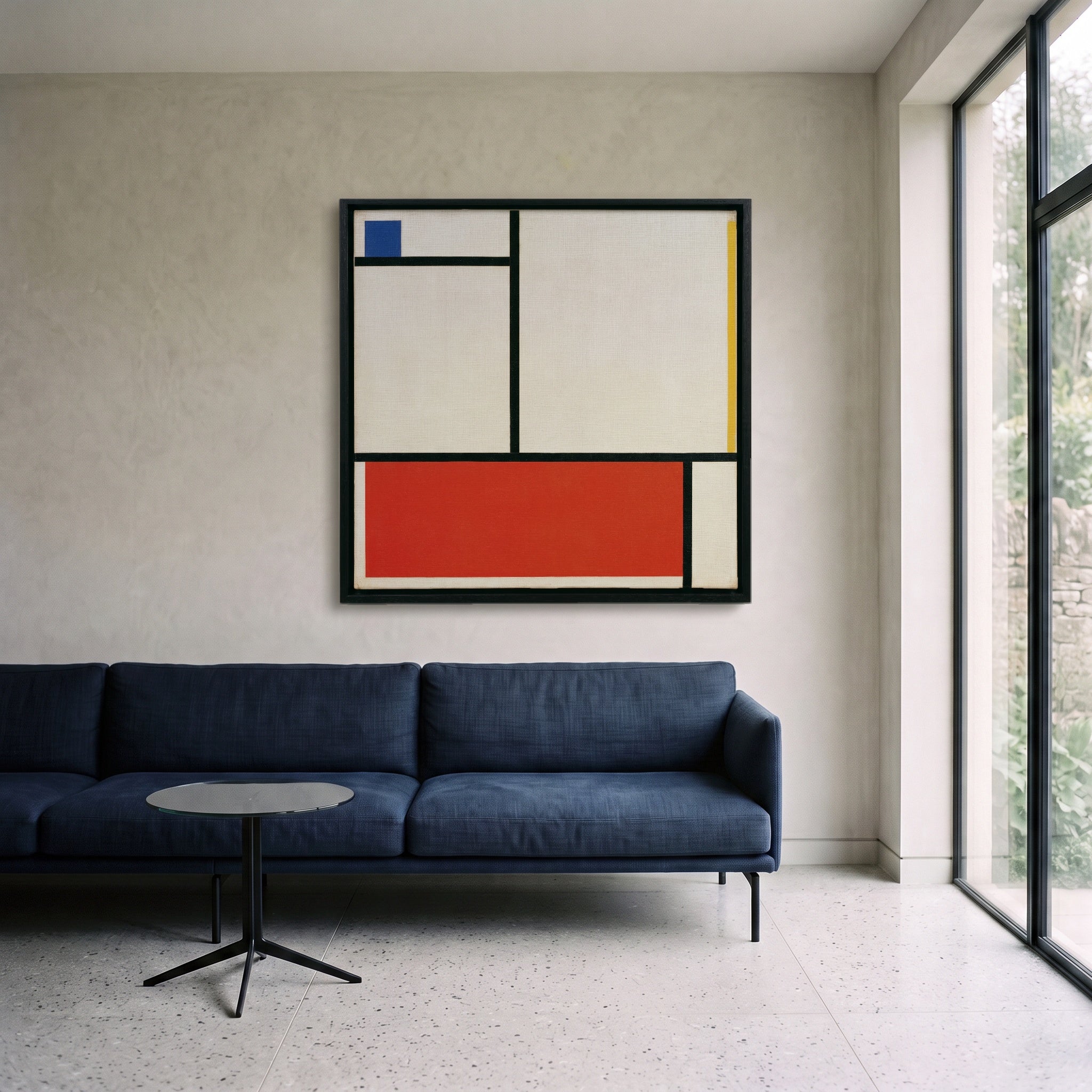 The same room with Long Red Pause