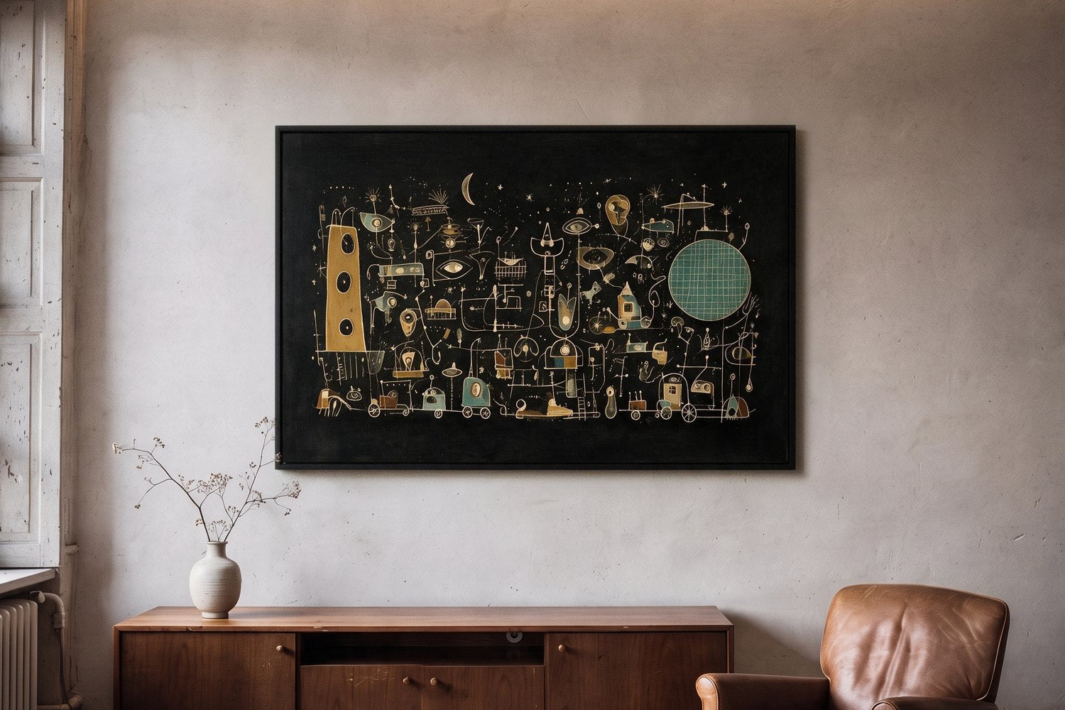 Derselbe Raum mit Moonlit Machines