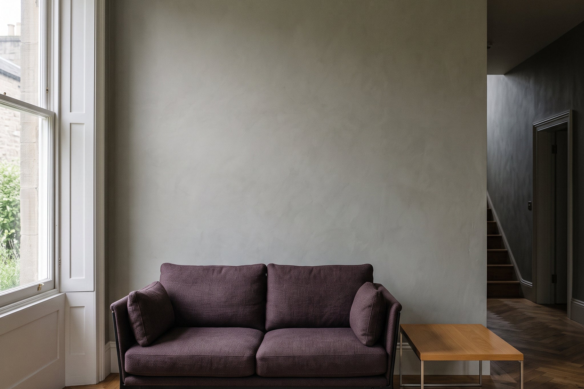 The room without the artwork