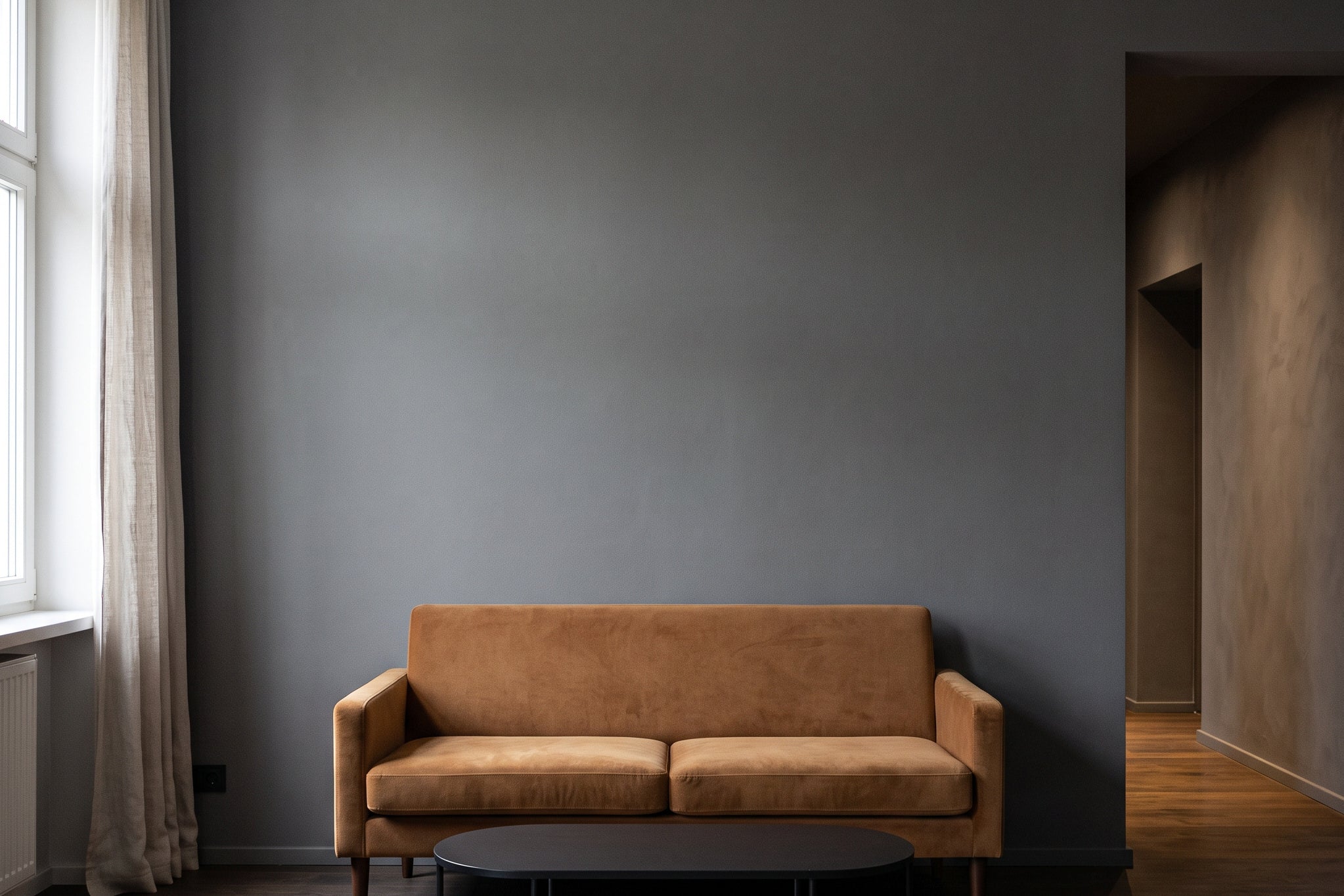 The room without the artwork