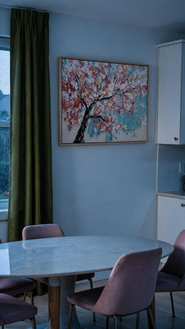 ARTMERE painting Cherry Sky in an interior
